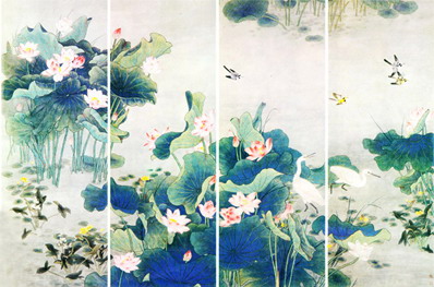 hand painted wallpaper, chinoiserie wallpaepr, chinese wallpaper